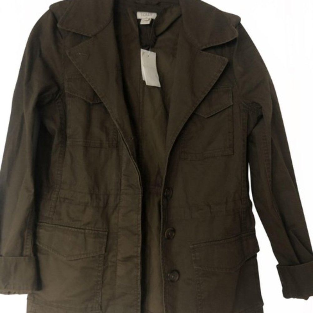 JCrew Olive Utility Jacket